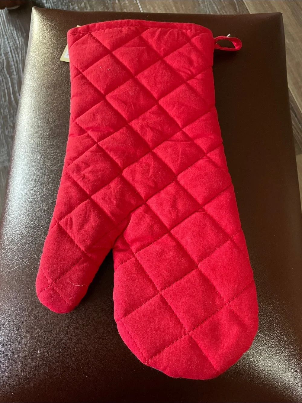 NEW Freedom Star Blue Oven Mitt with Red Accents